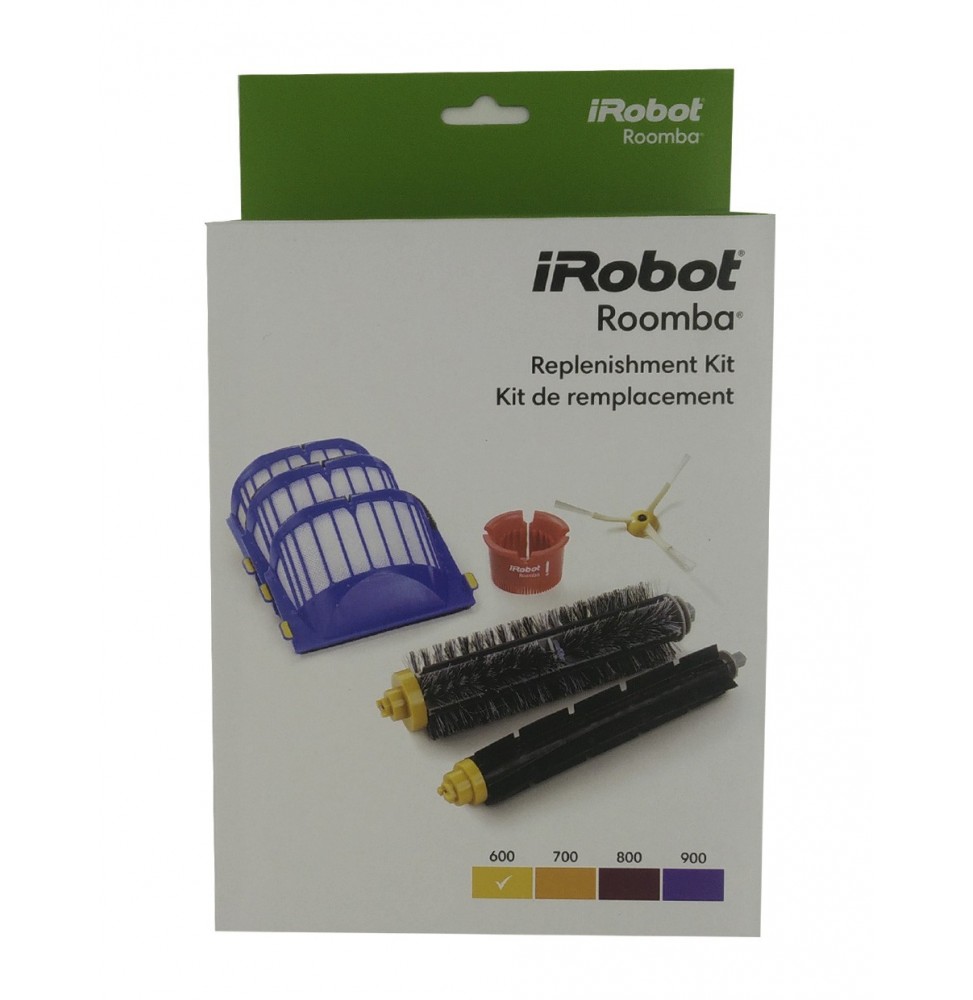 Ensemble brosse et filtre pour iRobot Roomba série 600